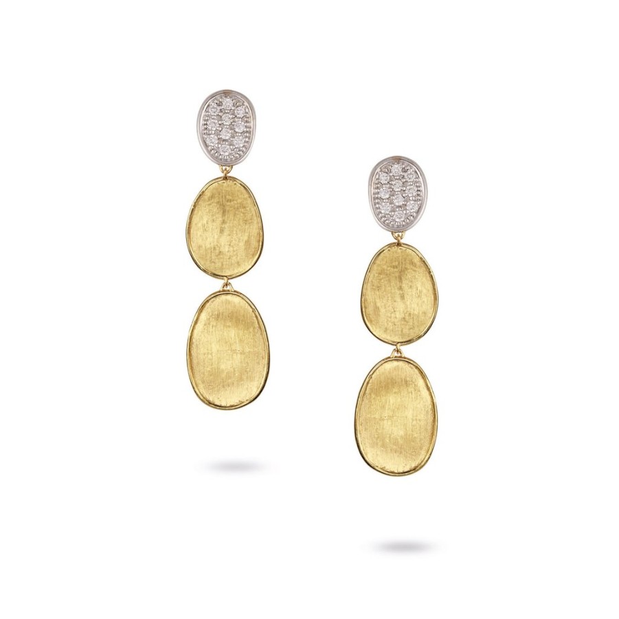 Casadei Gioielli Marco Bicego Lunaria Earrings Ob1465 B Yw New