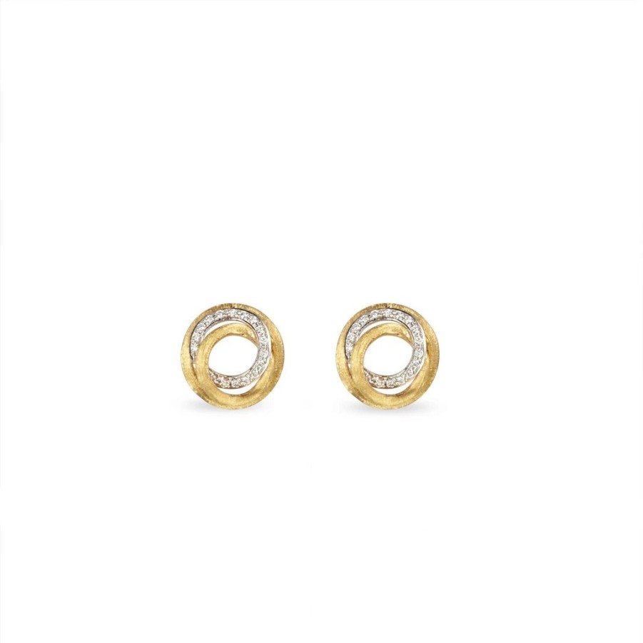 Casadei Gioielli Marco Bicego Jaipur Link & Diamond Earrings Ob1007 B Yw Wholesale